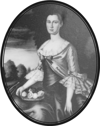 Ann Bolling Randolph Fitzhugh, wife of William Fitzhugh of Chatham (A) & cousin of Thomas Jefferson’s. 1747-1805